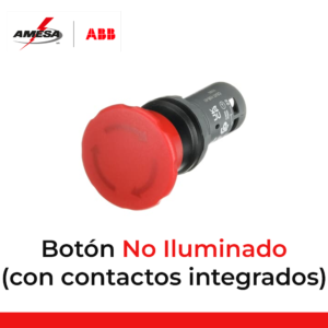 Botón No iluminado (con contactos integrados)