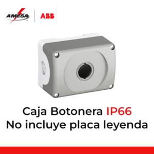 Caja botonera IP66, No incluye placa leyenda