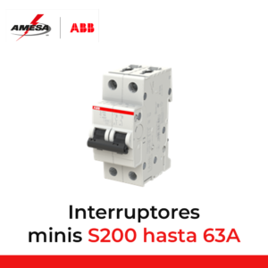 Interruptores minis S200 hasta 63A